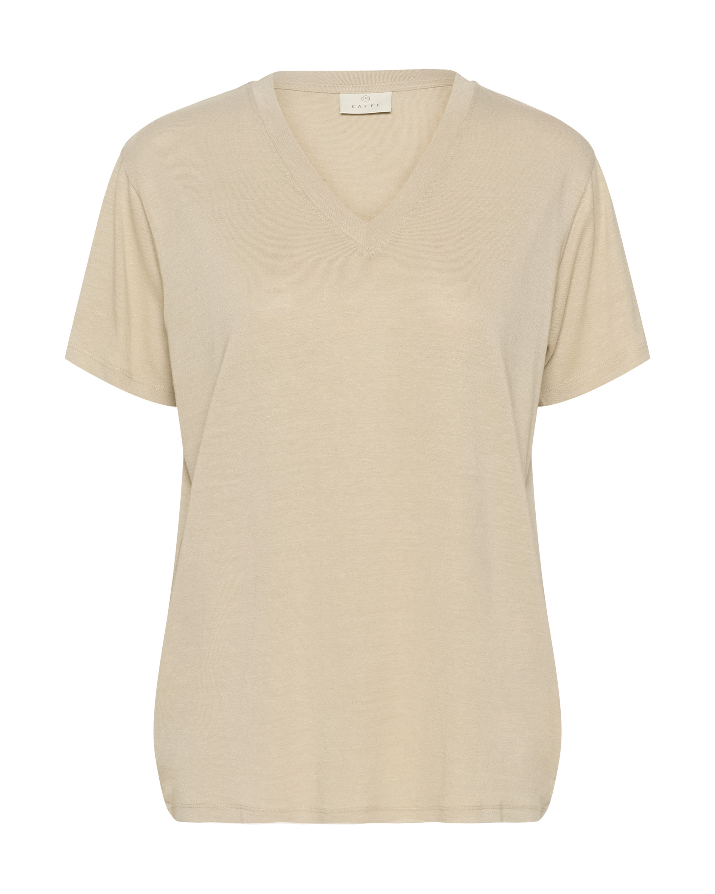 Kaffe - Camisa 'KAMaria' em bege: frente