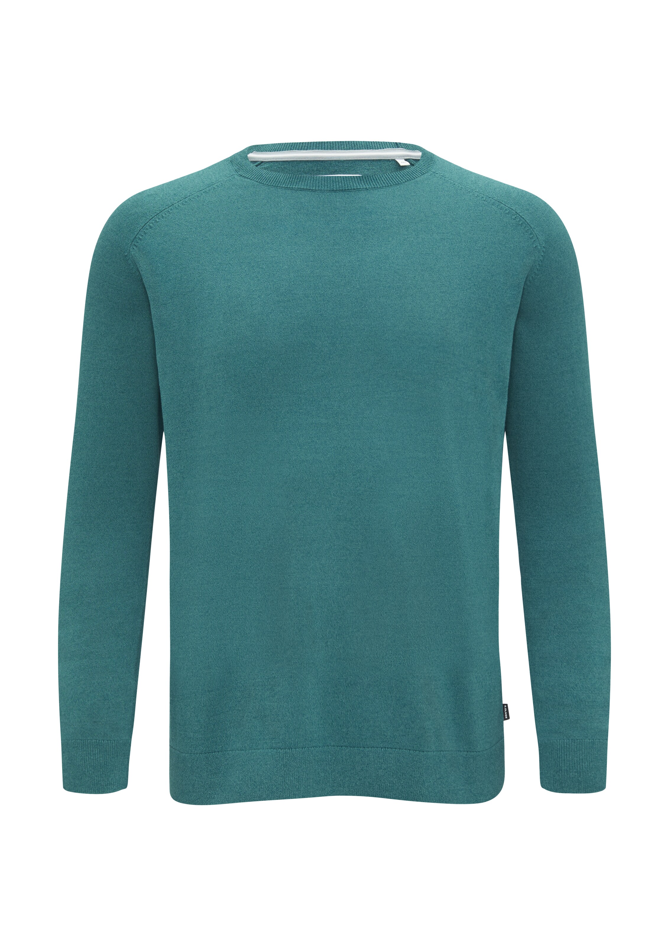 s.Oliver Men Big Sizes Pullover in Grün: Vorderseite