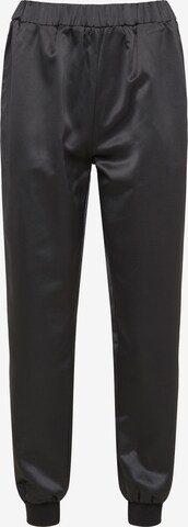 Loosefit Pantalon RISA en noir : devant