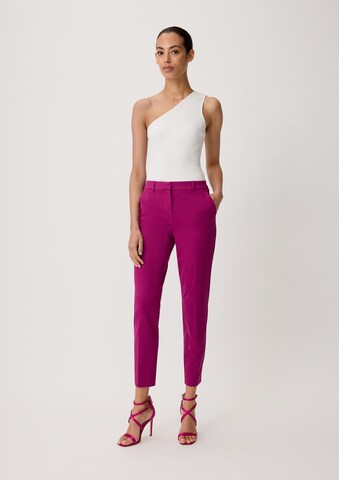 COMMA Slimfit Spodnie w kolorze fioletowy
