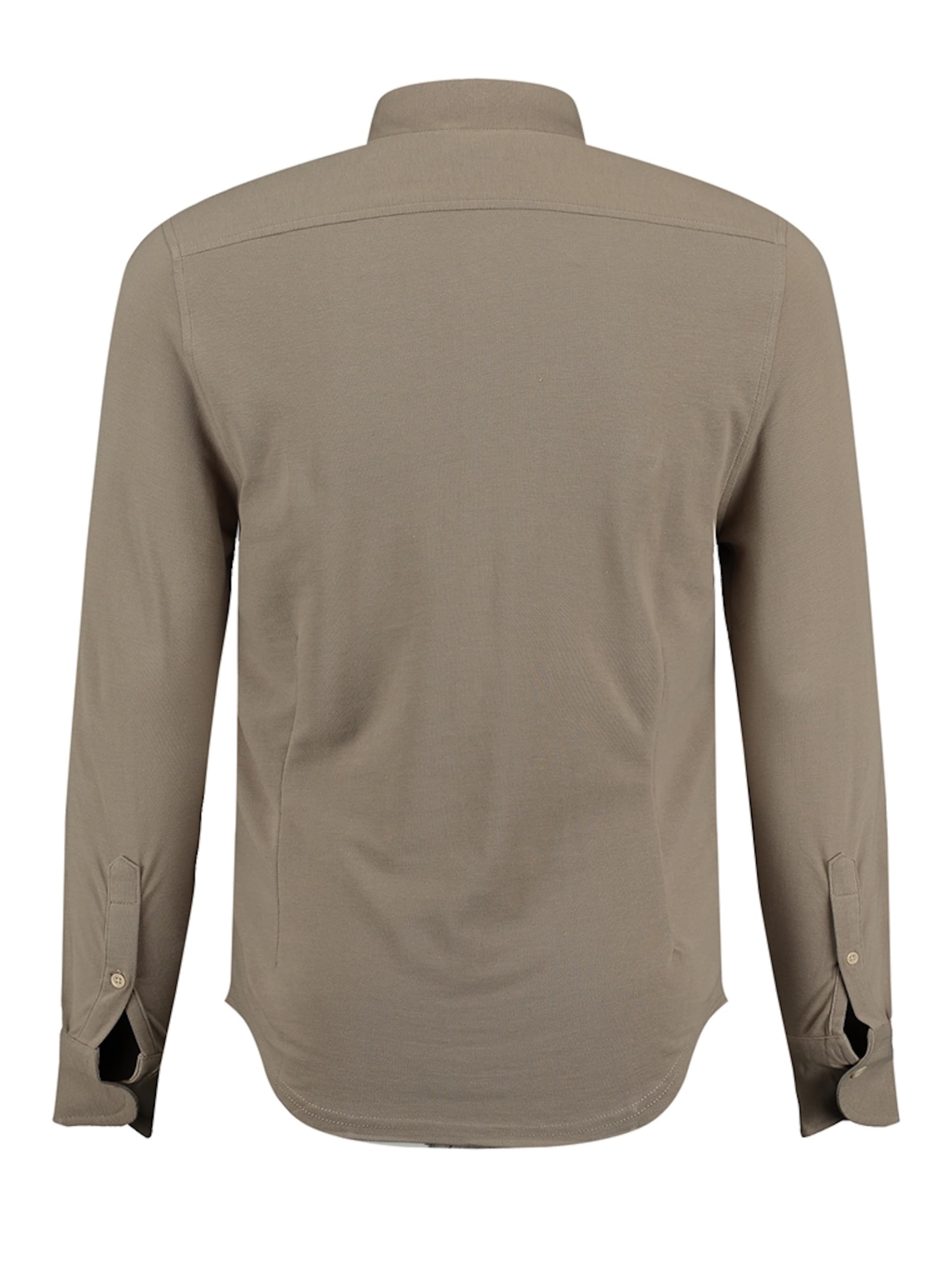 Key Largo Regular Fit Skjorte 'Denmark' i brun