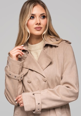 Ombre Tussenmantel in Beige