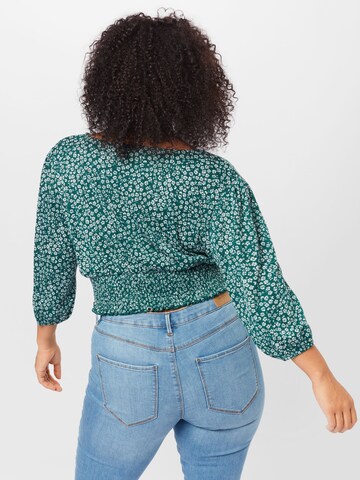 ABOUT YOU Curvy - Camisa 'Laura' em verde