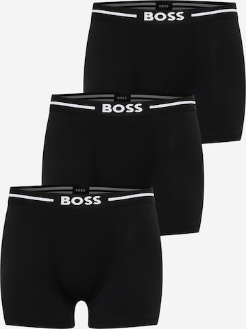 BOSS Orange Boxer shorts 'Trunk 3P Bold' in Black: front