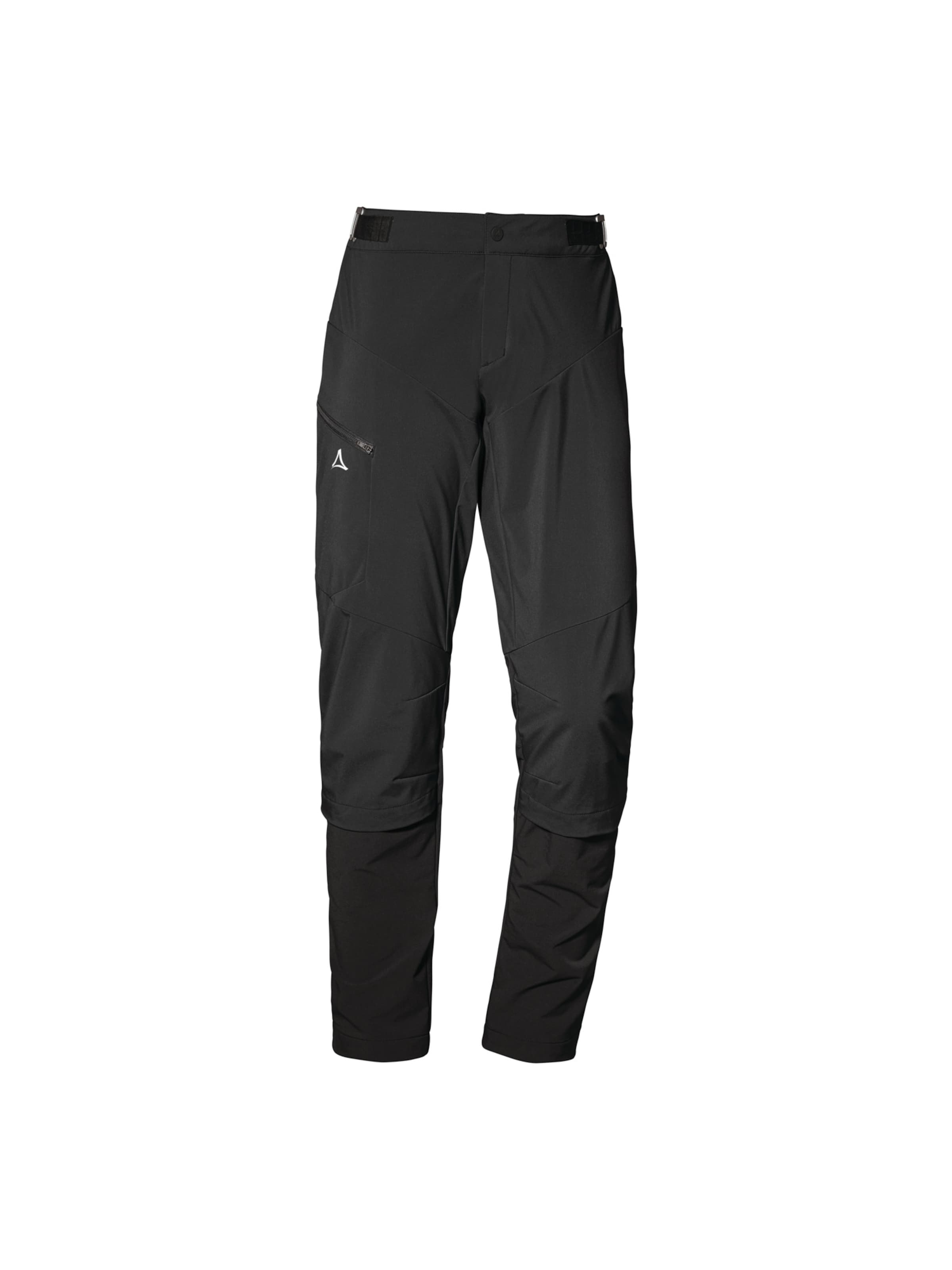 Schöffel Regular Sportbroek 'Tree Run L' in Zwart: voorkant