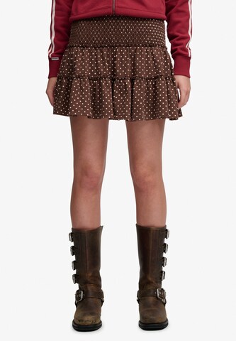 Jupe Superdry & Co en marron