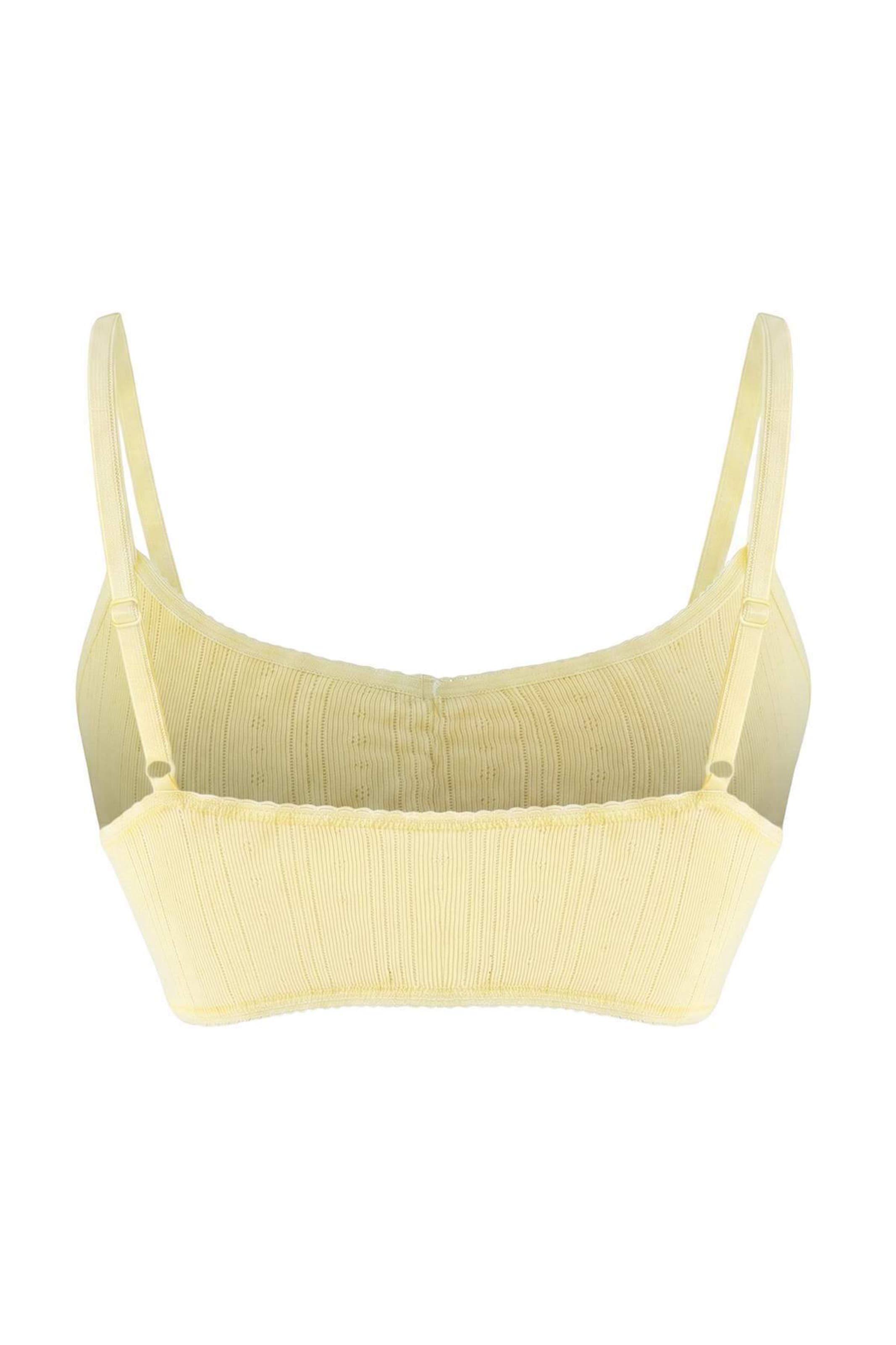 Trendyol Bralette Bra in Yellow