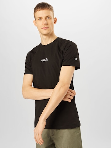 NEW ERA Shirt in Zwart: voorkant