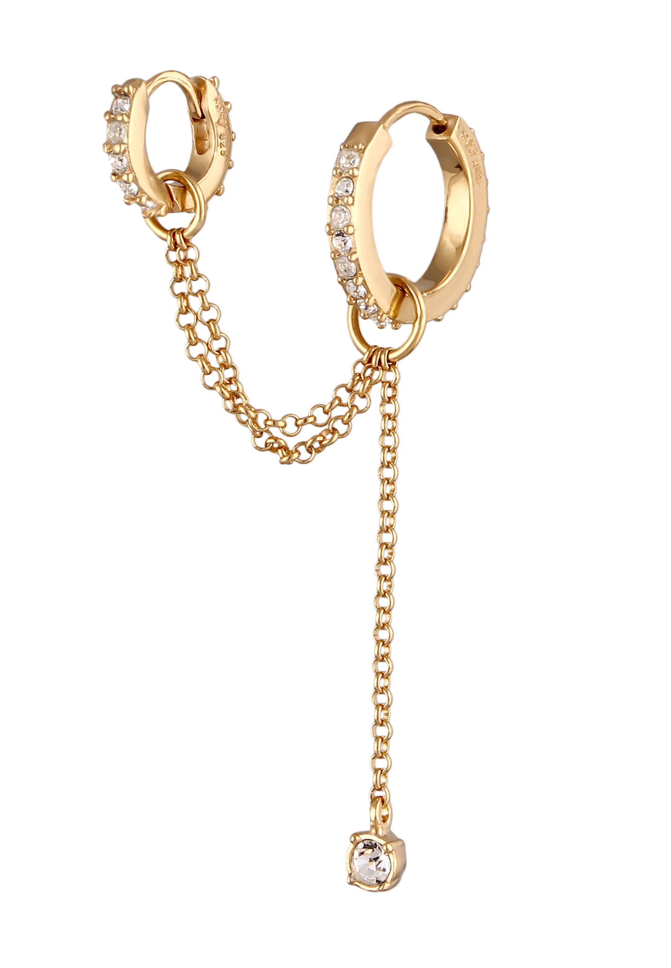 ELLI Earrings in Gold: front