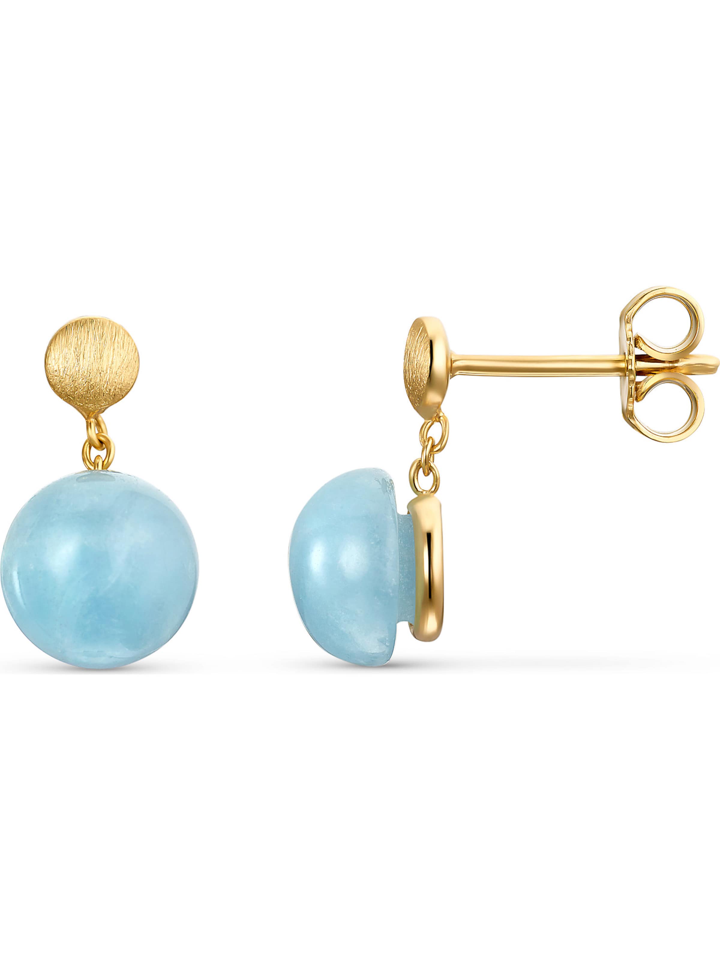 CHRIST Ohrringe in Blau