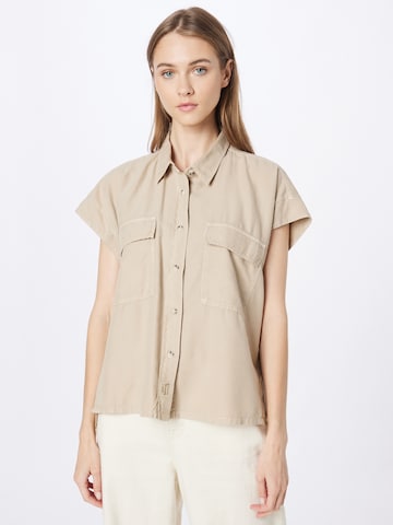 Camicia da donna 'Lash' di Herrlicher in beige: frontale