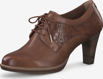 TAMARIS Platform Heels in Brown: front