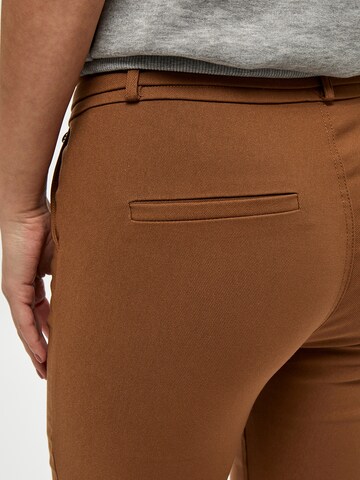 minus Skinny Broek 'Carma' in Bruin