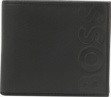 BOSS Wallet in Black: front