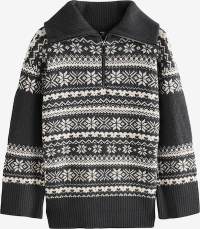 Megztinis iš Next, spalva – juoda / balta, Prekių apžvalga