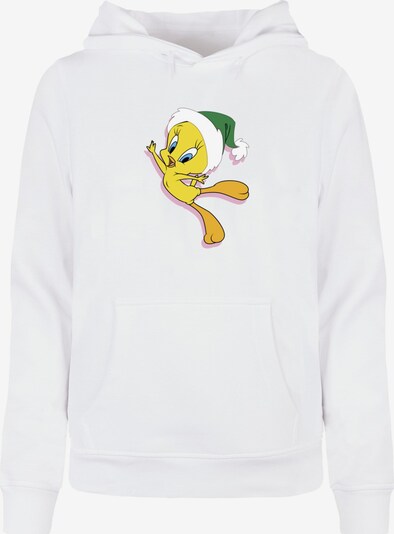 ABSOLUTE CULT Sweatshirt 'Looney Tunes - Tweety Christmas Hat' in gelb / grün / orange / weiß, Produktansicht