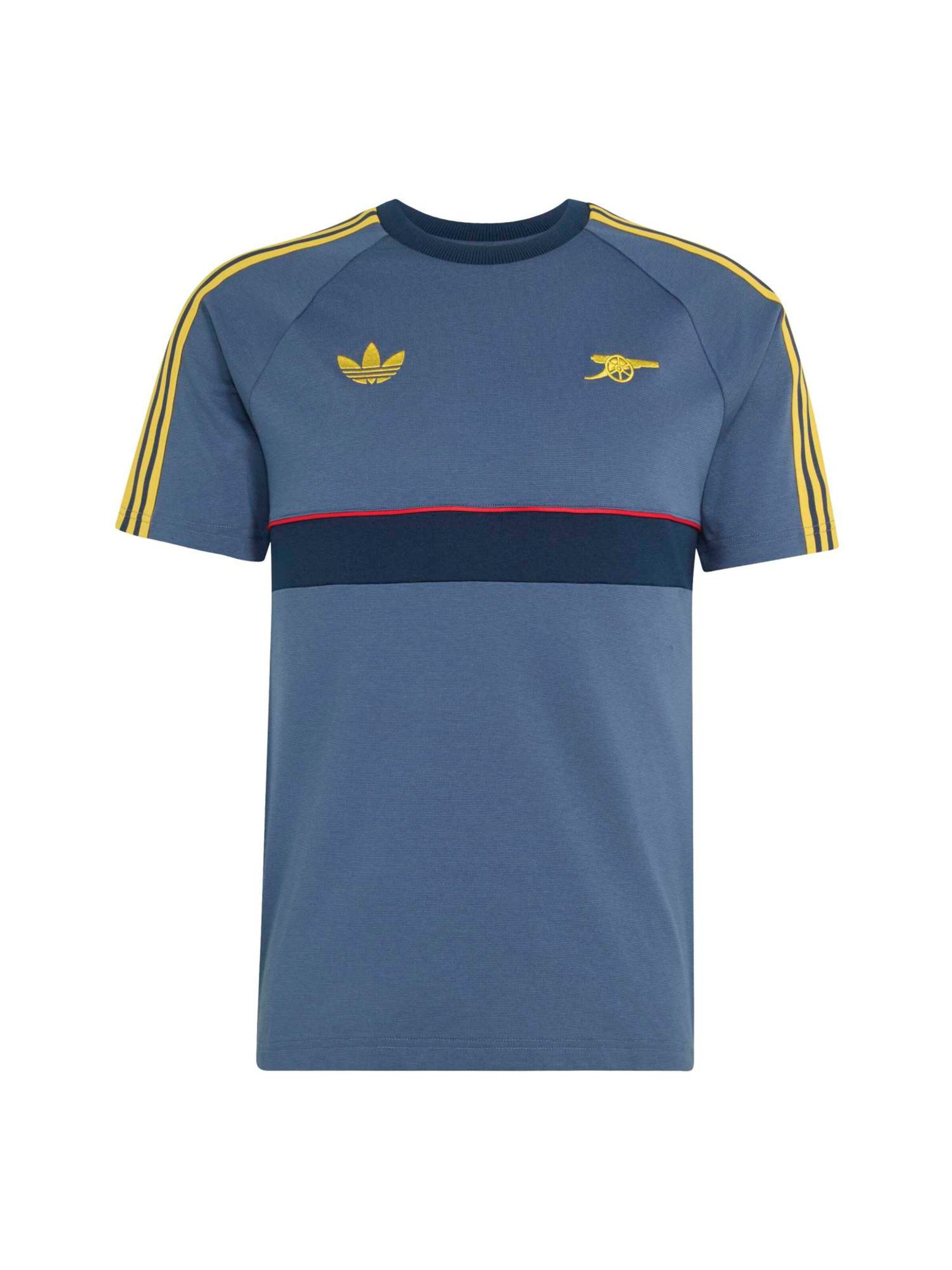 ADIDAS PERFORMANCE T-Shirt fonctionnel 'AFC OG' en S en bleu marine / opal / jaune / rouge cerise, Vue avec produit