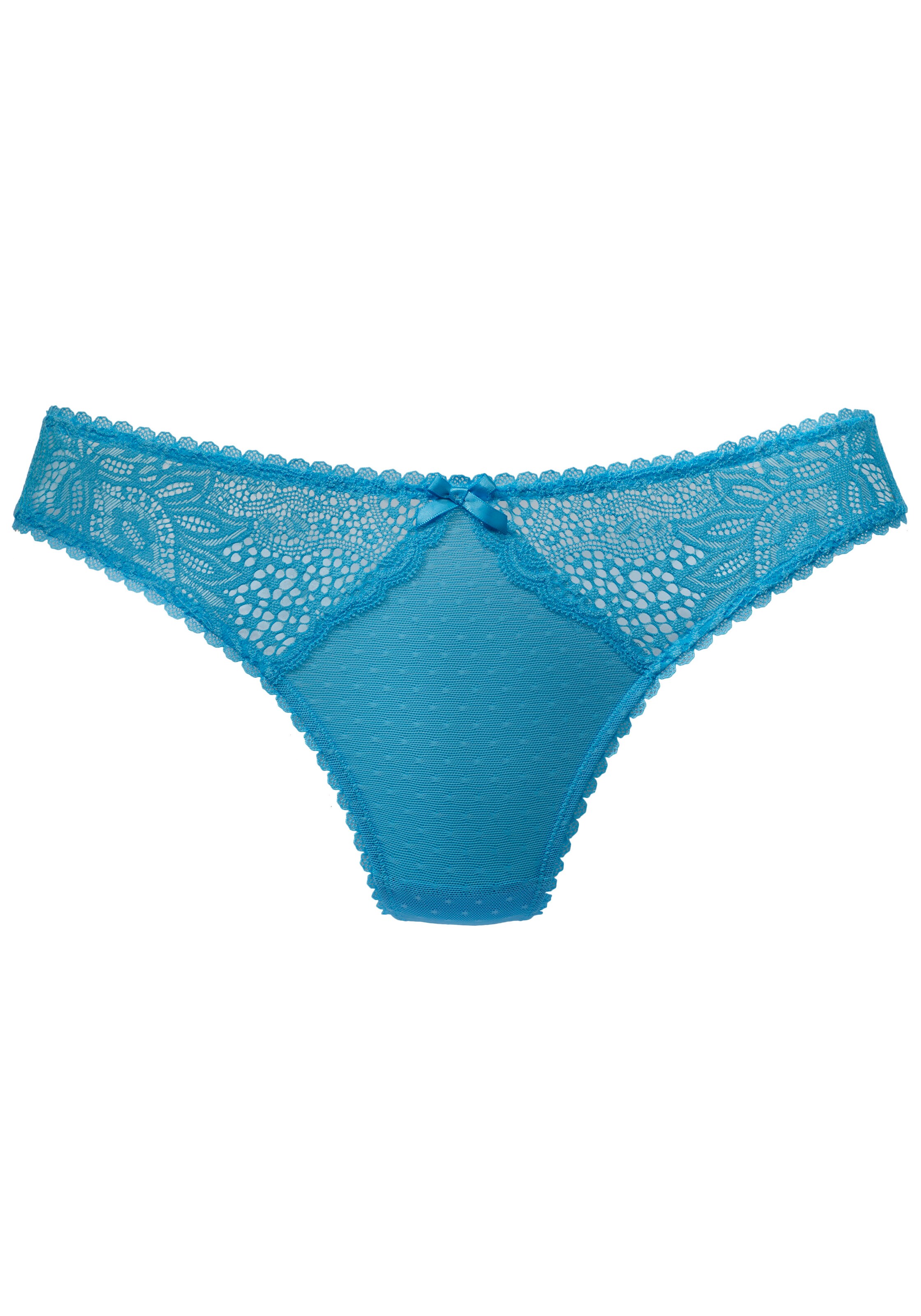 VIVANCE Стринг в синьо: отпред