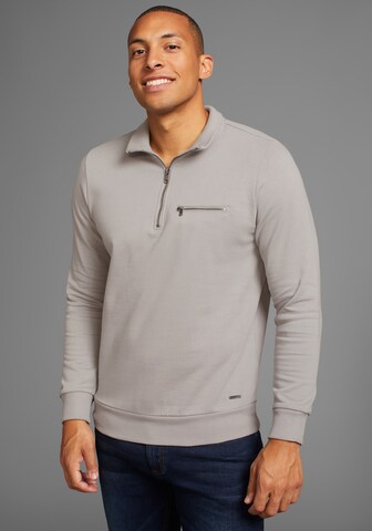 Bruno Banani LM Sweatshirt in Grau: Vorderseite