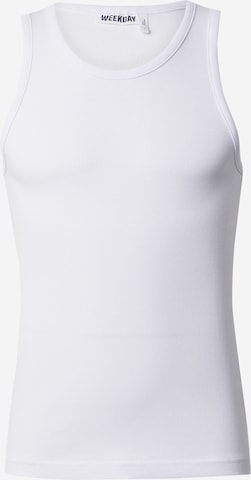 WEEKDAYMajica - bijela boja: prednji dio