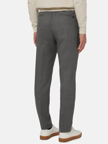 Boggi Milano Regular Pleated Pants in Grey