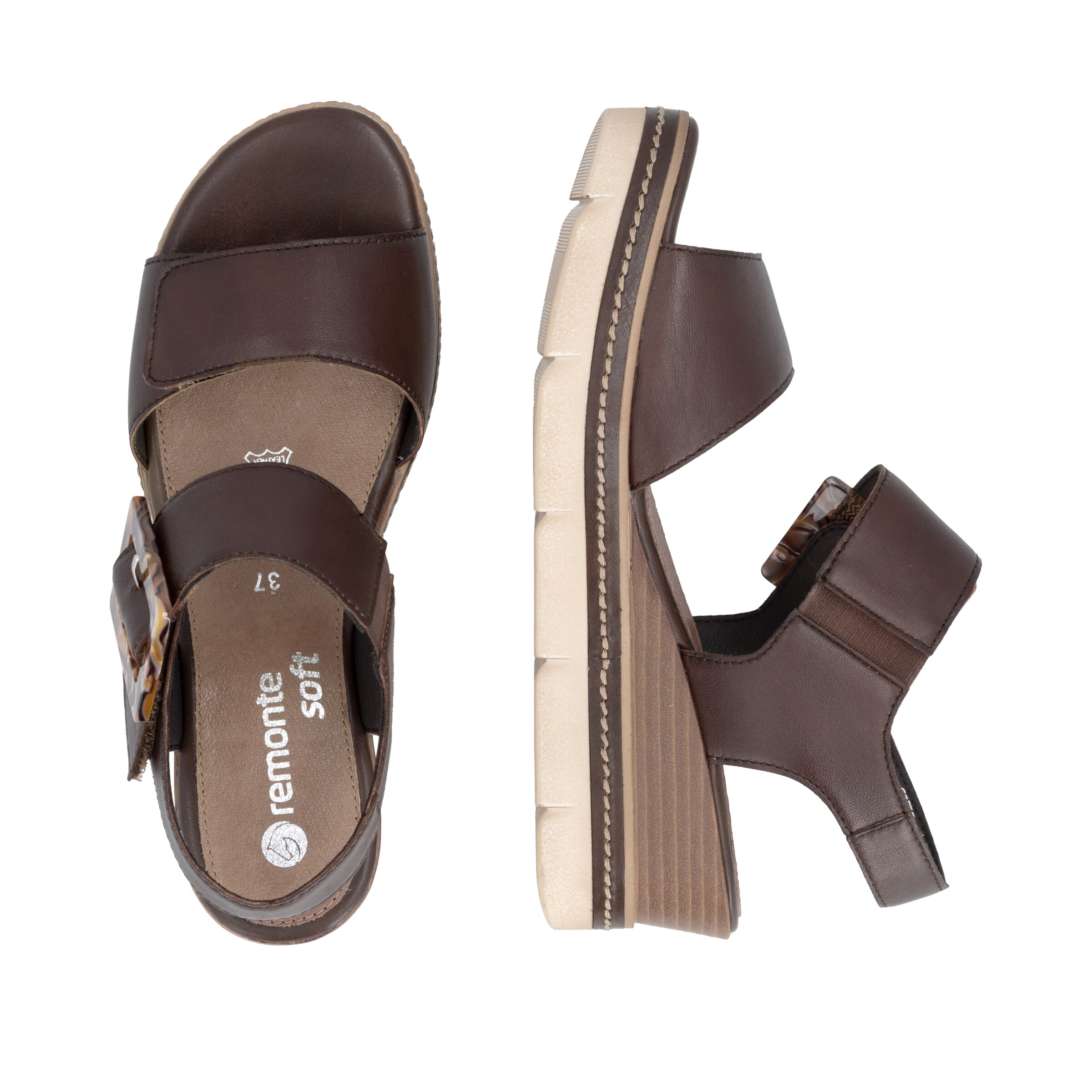 REMONTE Sandals in Brown