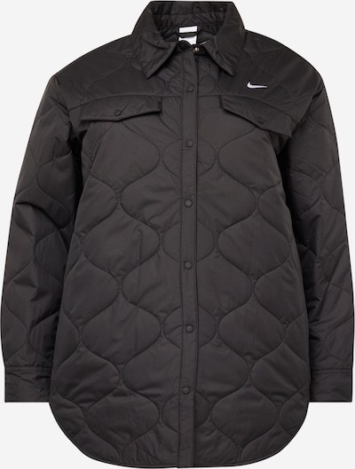 Nike Sportswear Veste de sport 'ESSNTL' en noir / blanc, Vue avec produit