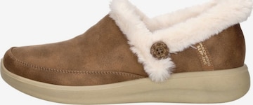 Pantoufle 'Slip-Ins: Cozy Escape' SKECHERS en marron : devant