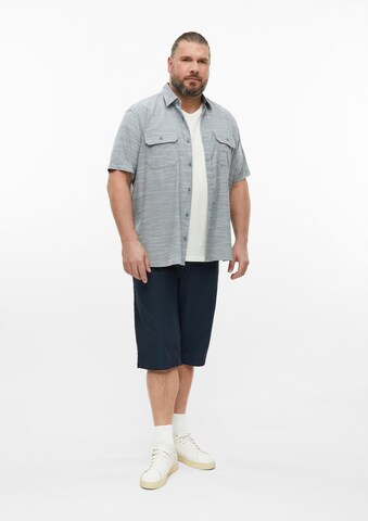 s.Oliver Men Big Sizes Regular fit Button Up Shirt in Blue