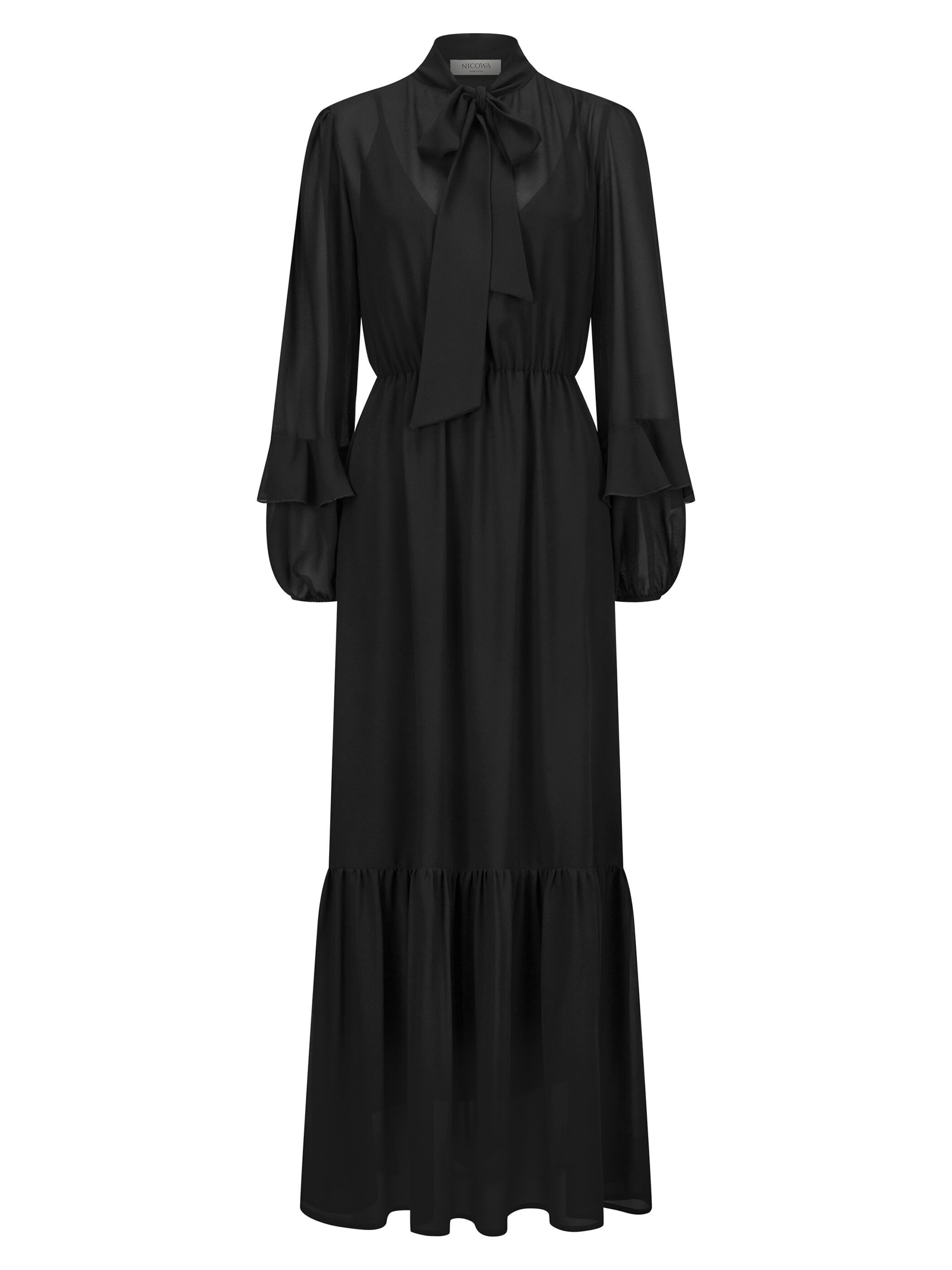 Robe de soirée ' ARIWELA' Nicowa en noir : devant