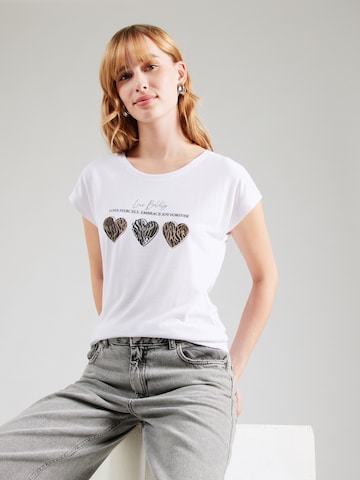 T-shirt 'Sh44aron' Hailys en blanc : devant