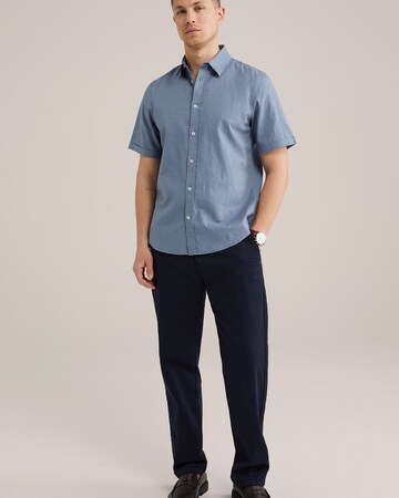 Coupe regular Chemise WE Fashion en bleu