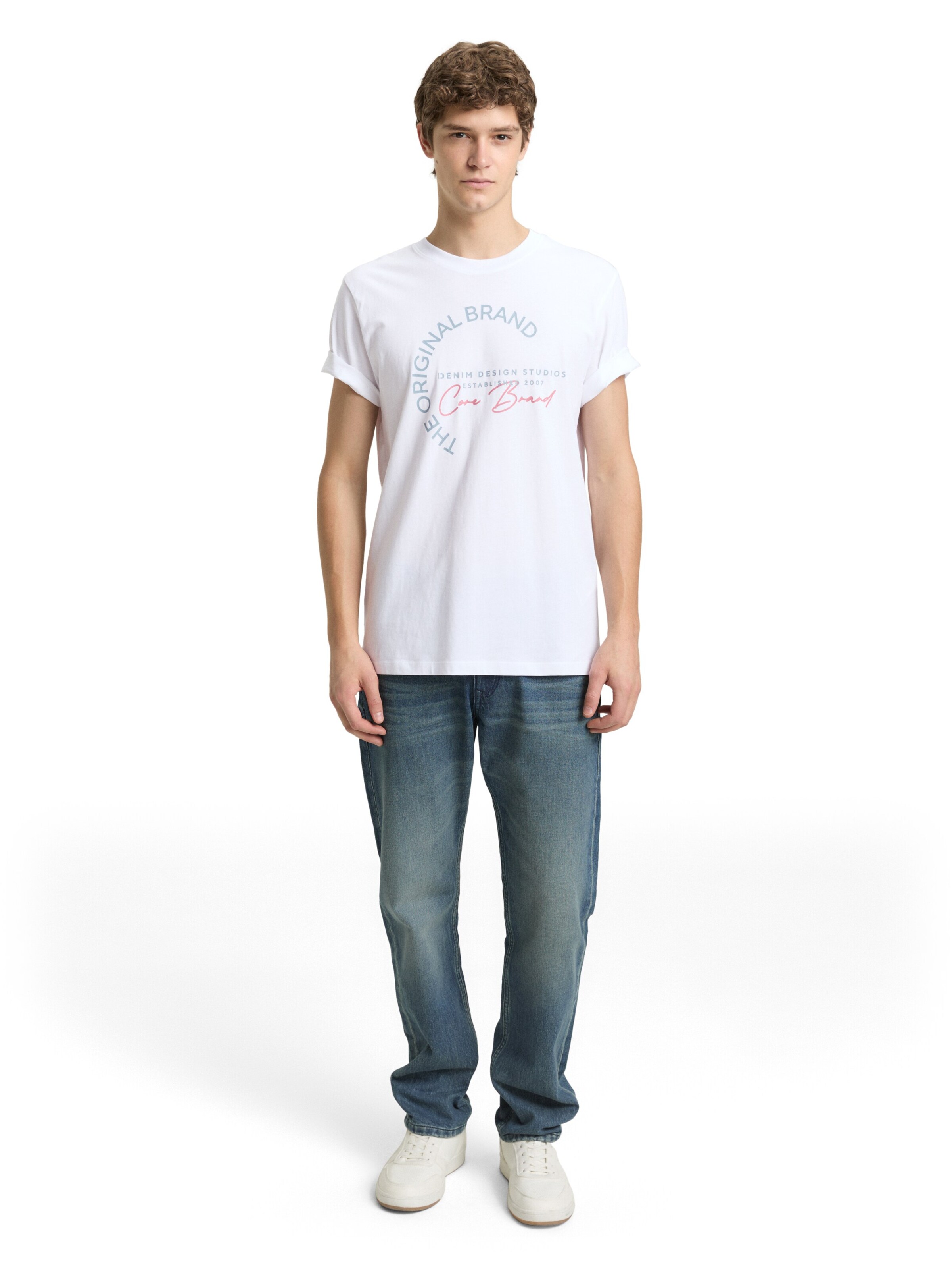 TOM TAILOR DENIM Shirt in Weiß