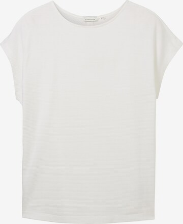 Tom Tailor Women + - Camiseta en blanco: frente
