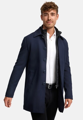 Manteau mi-saison 'Benyome' INDICODE JEANS en bleu : devant