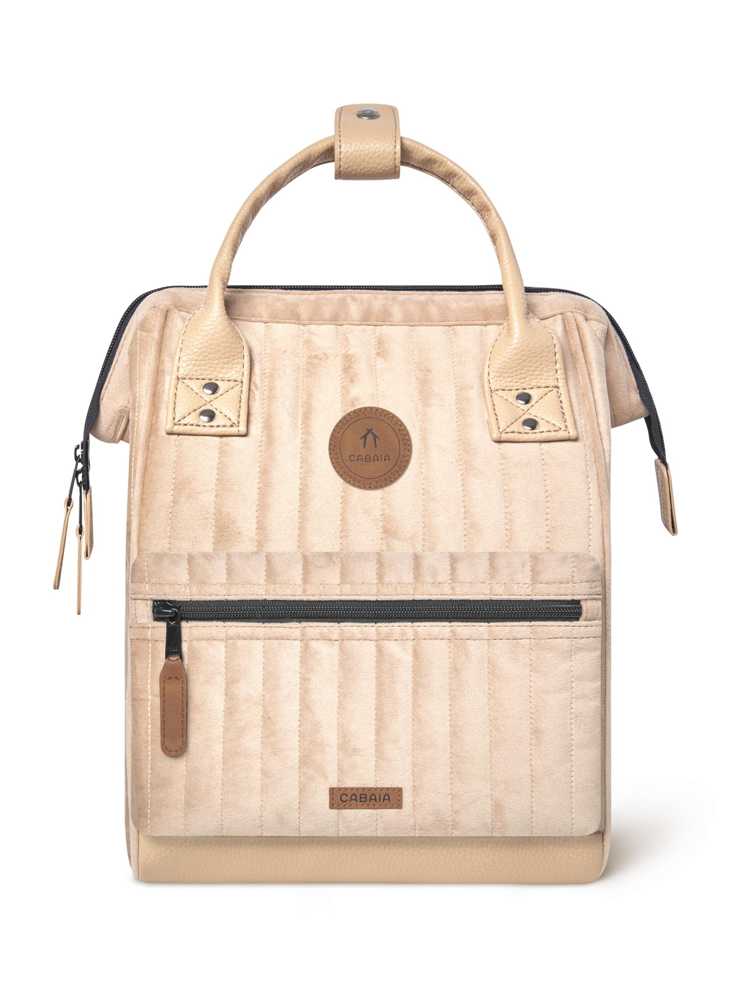Cabaia Rucksack 'Adventurer' in Beige: Vorderseite