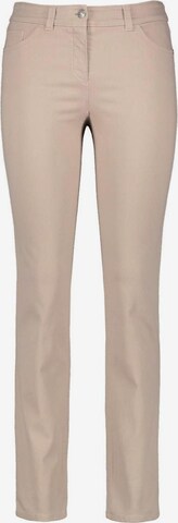 GERRY WEBER Slim fit Jeans in Beige: front