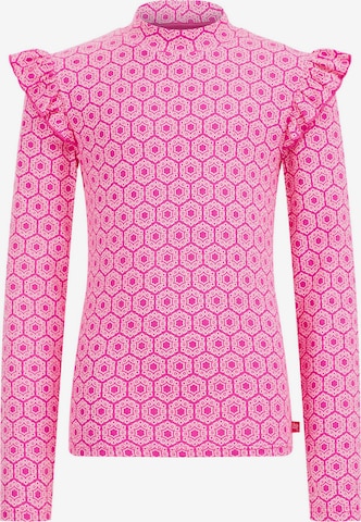 WE Fashion Majica | roza barva: sprednja stran
