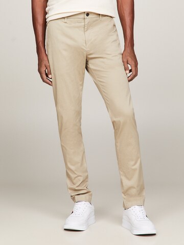 Coupe slim Pantalon chino 'Bleecker' TOMMY HILFIGER en beige