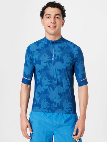 ENDURANCE Performance Shirt 'Jens' in Blue: front