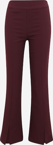 Y.A.S Petite Flared Pants in Red: front