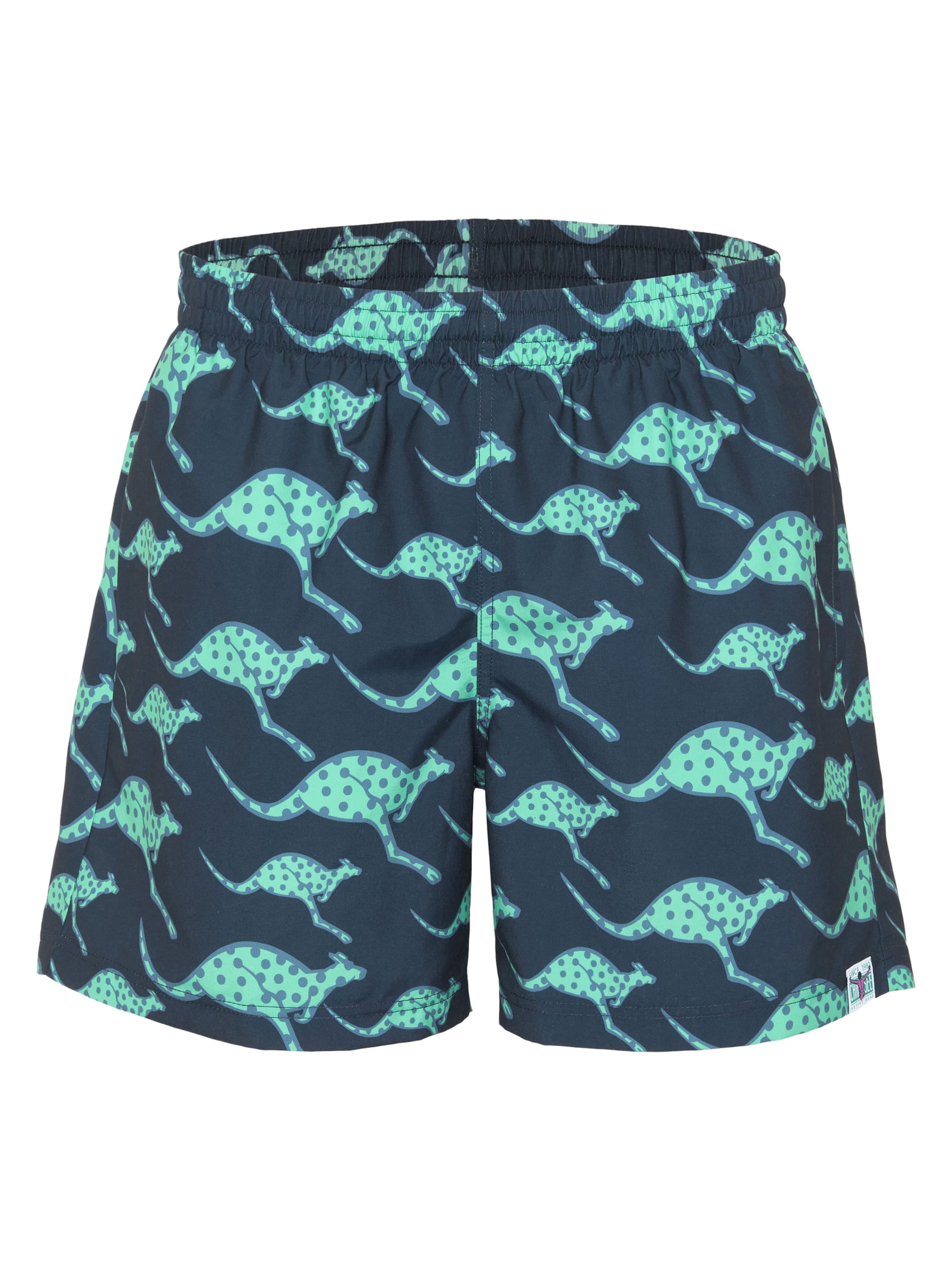 CHIEMSEE Board Shorts ' im angesagten Alloverprint ' in Blue: front