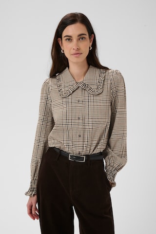 CULTURE Blouse 'Birsen' in Zwart: voorkant