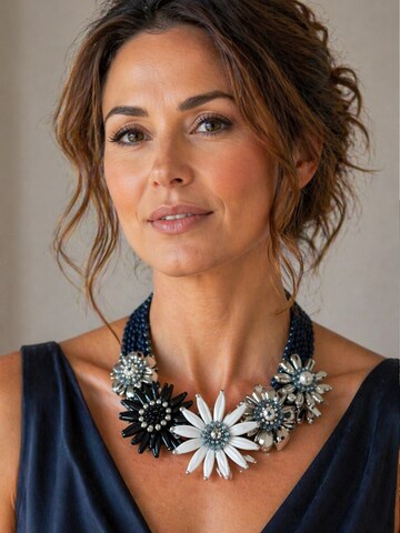 COLLEZIONE ALESSANDRO Necklace 'Blanka' in Blue: front
