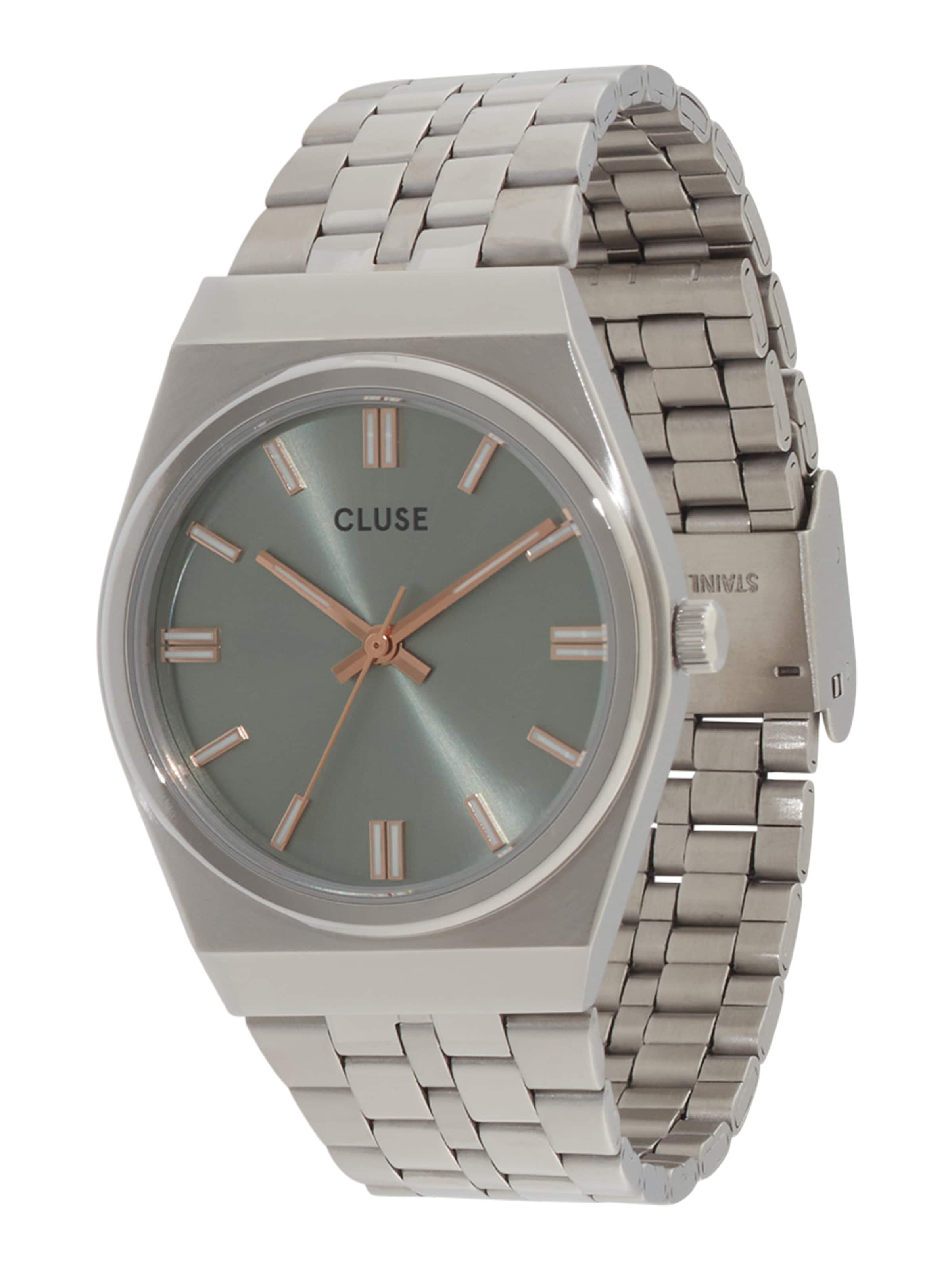 CLUSE Analoogkell 'Retro 70's', värv Hõbe: eest vaates