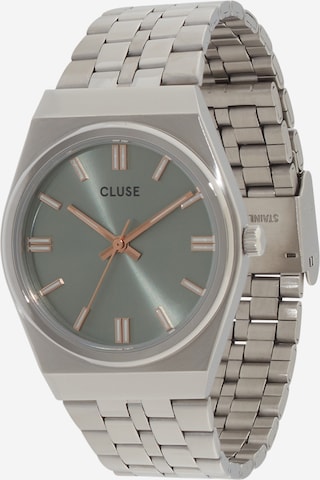 Montre à affichage analogique 'Retro 70's' CLUSE en argent : devant