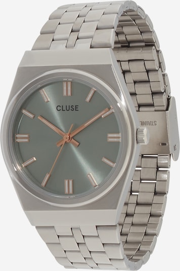Analoginis (įprasto dizaino) laikrodis 'Retro 70's' iš CLUSE, spalva – nendrių spalva / sidabrinė, Prekių apžvalga