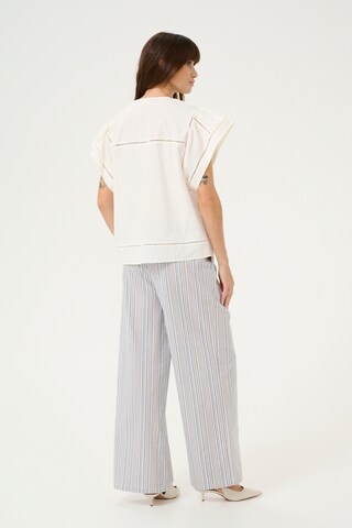 CULTURE Bluse 'Leso Olena' i hvid