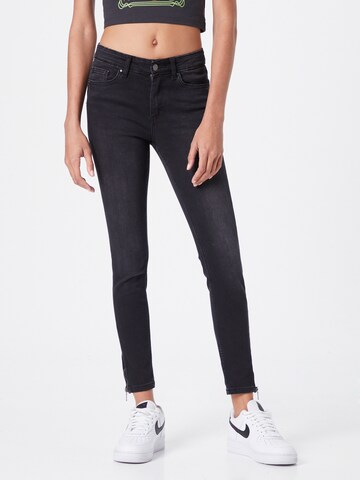 ONLY Skinny Jeans 'BLUSH' in Zwart: voorkant