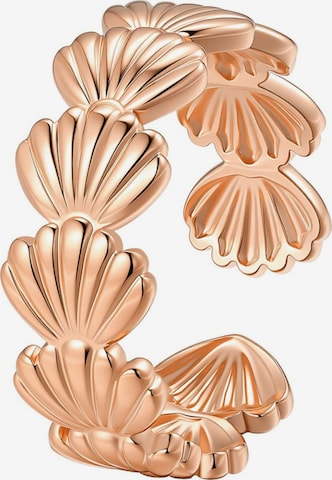 Bague 'Coastal Shell' Hey Happiness en or : devant
